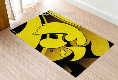 Iowa Hawkeyes Home Bedroom Decor Rug Carpet Mat