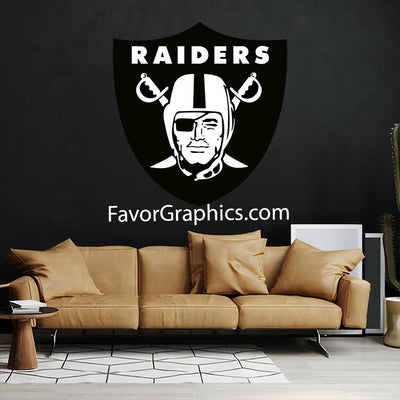 Las Vegas Raiders Home Room Wall Vinyl Decal Sticker Mural Poster