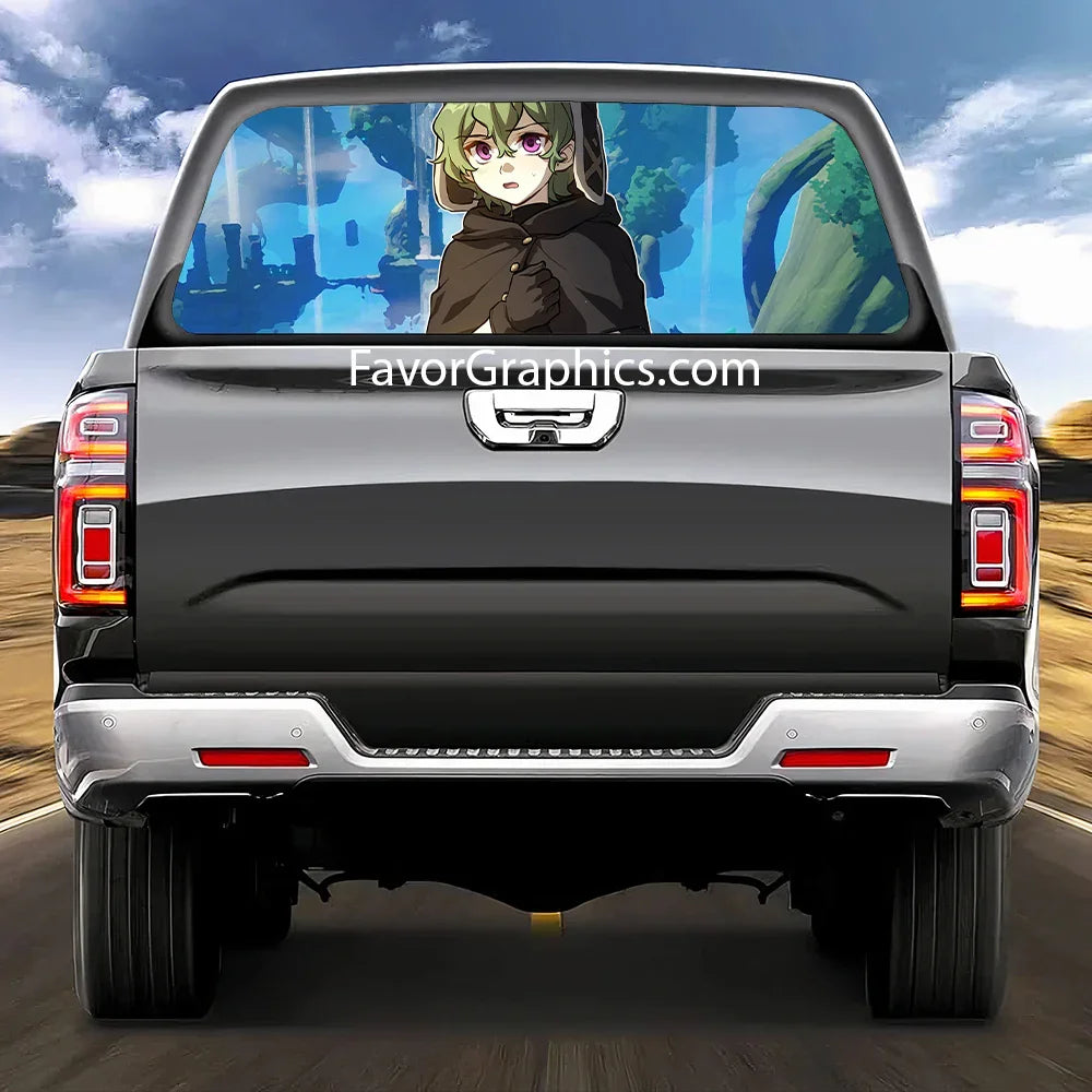 Collei (Genshin Impact) Rear Window Perforated Graphic Vinyl Decal