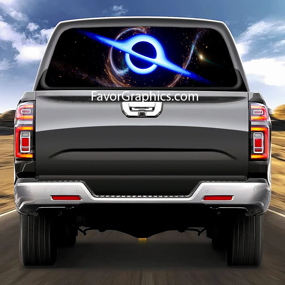 Outer Space Planet Rear Window Perforated Graphic Vinyl Decal Car Truck UTV