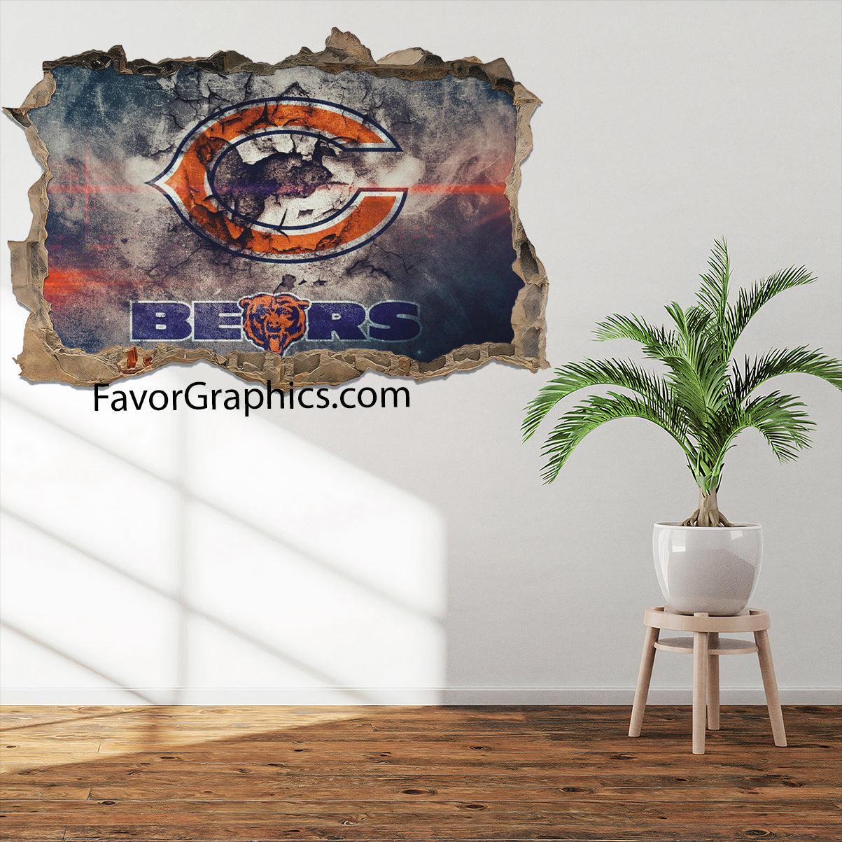 Chicago Bears Vinyl Wall Art Decal Sticker Poster Print Mural