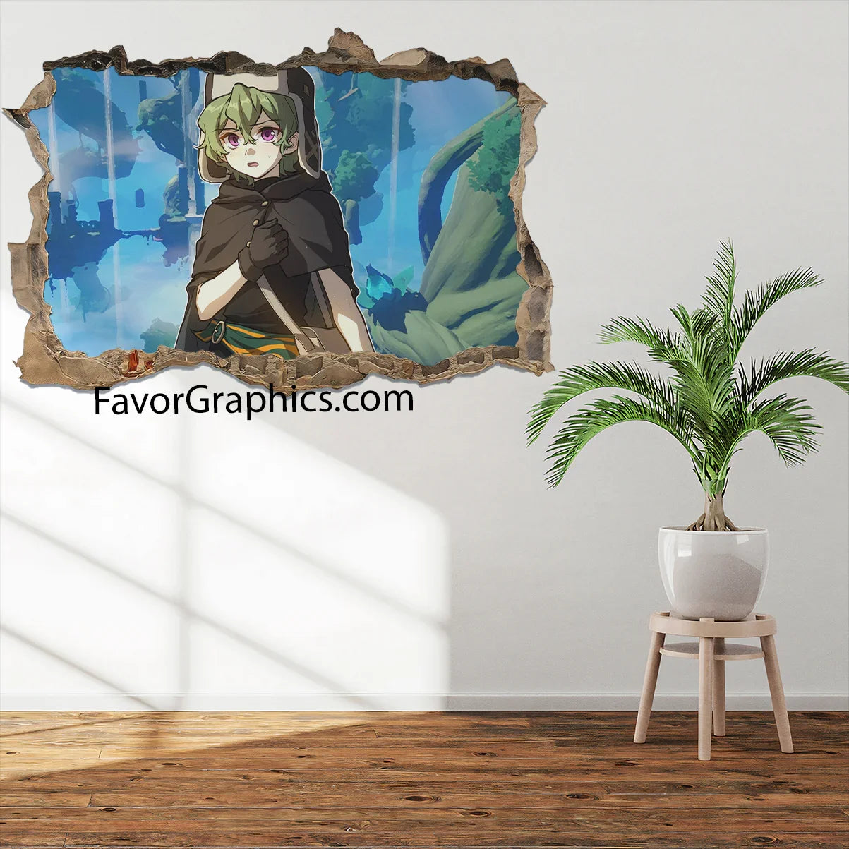 Collei (Genshin Impact) Vinyl Wall Art Decal Sticker Poster Print Mural