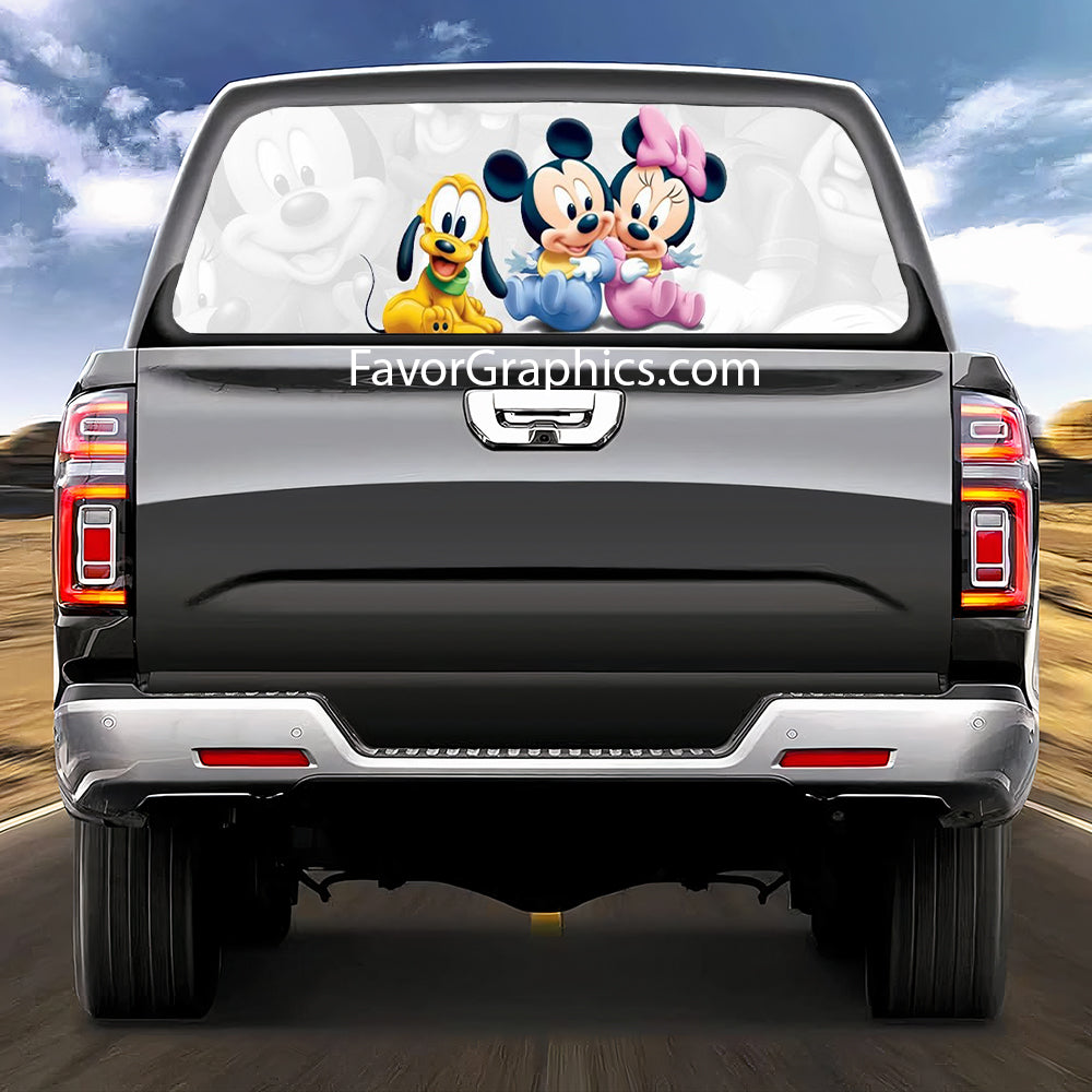 Mickey Mouse Rear Window Perforated Graphic Vinyl Decal Car Truck UTV