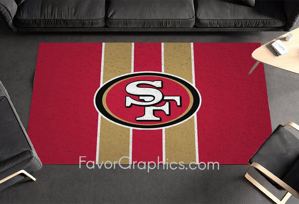 San Francisco 49ers Home Bedroom Decor Rug Carpet Mat