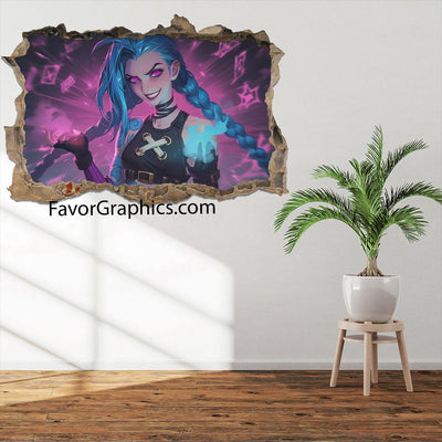 Jinx (League Of Legends) Vinyl Wall Art Decal Sticker Poster Print Mural