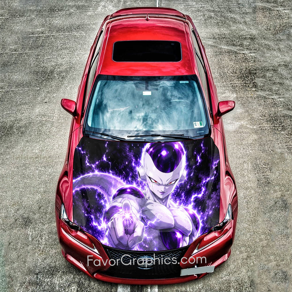 Frieza Dragon Ball Itasha Car Vinyl Hood Wrap Decal Sticker