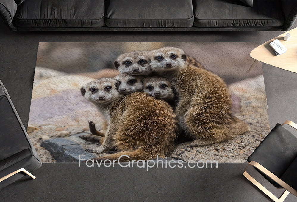 Meerkat Home Bedroom Decor Rug Carpet Mat