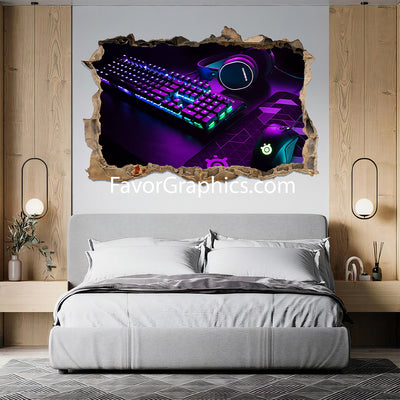 Video Game Gamer Vinyl Wall Art Decal Sticker Poster Print Mural