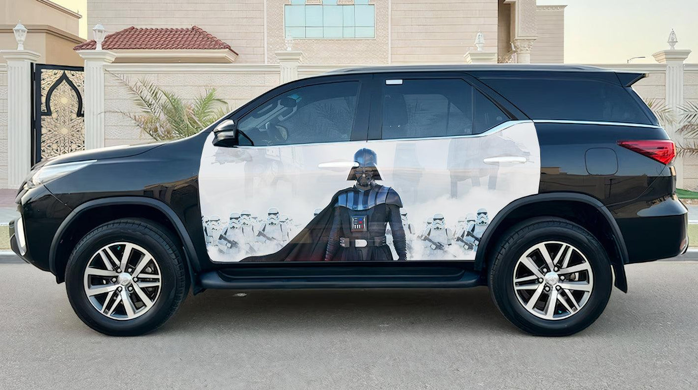 Darth Vader Car Door Vinyl Wrap Decal Sticker