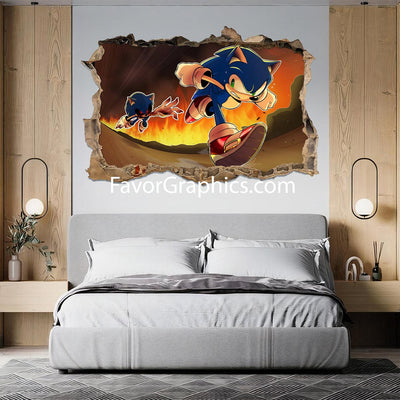 Sonic The Hedgehog Vinyl Wall Art Decal Sticker Poster Print Mural