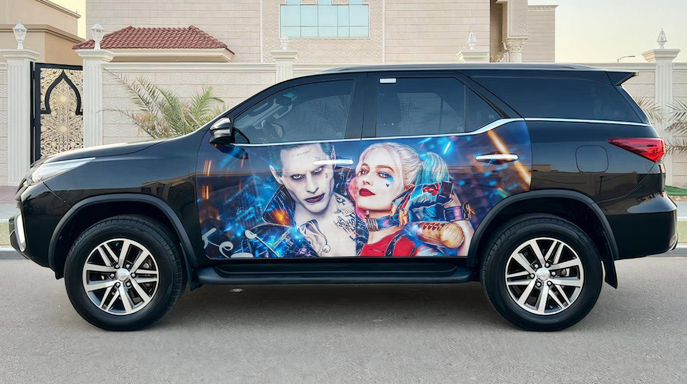 Harley QuinnCar Door Vinyl Wrap Decal Sticker