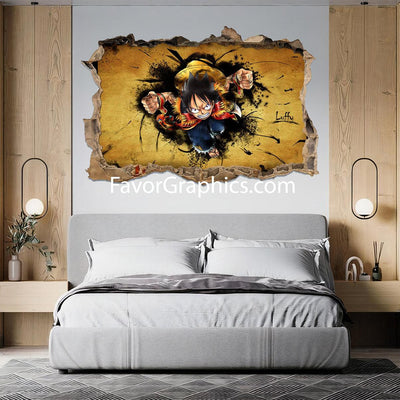 Monkey D. Luffy Vinyl Wall Art Decal Sticker Poster Print Mural