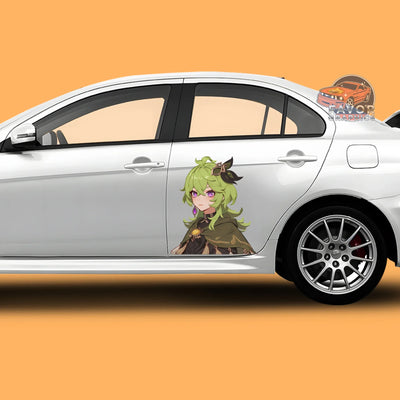 Collei (Genshin Impact) Itasha Car Side Door Decal Vinyl Sticker