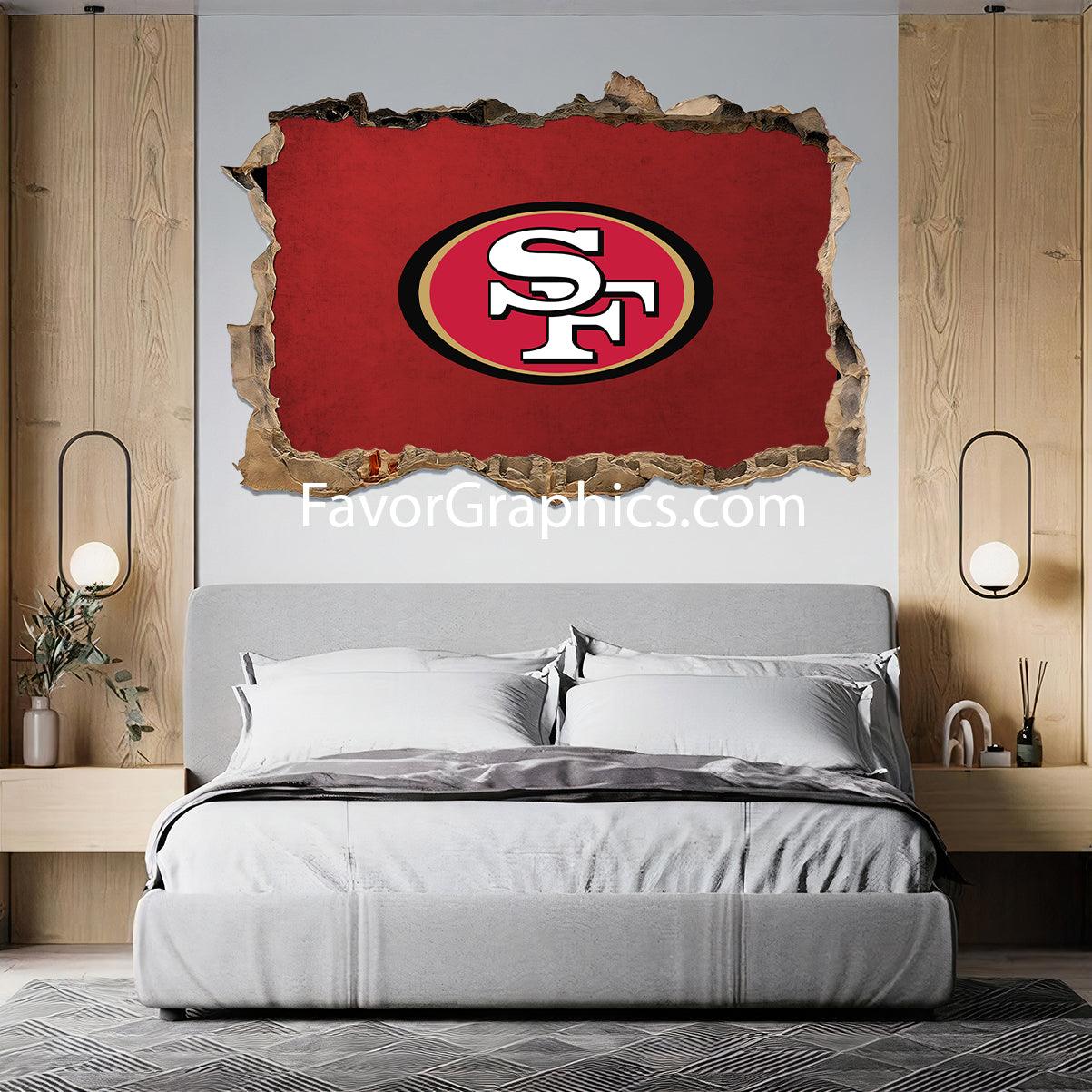 San Francisco 49ers Vinyl Wall Art Decal Sticker Poster Print Mural