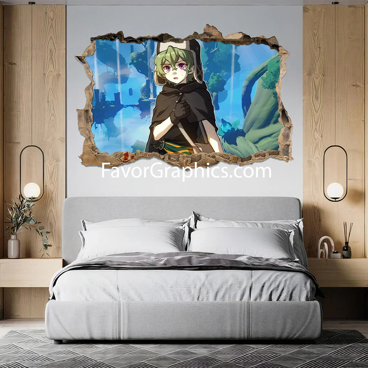 Collei (Genshin Impact) Vinyl Wall Art Decal Sticker Poster Print Mural