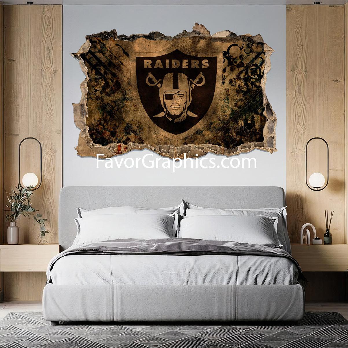 Las Vegas Raiders Vinyl Wall Art Decal Sticker Poster Print Mural