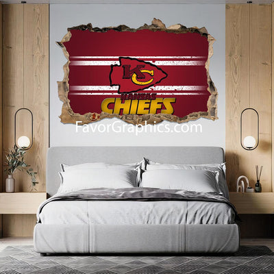 Kansas City Chiefs Vinyl Wall Art Decal Sticker Poster Print Mural