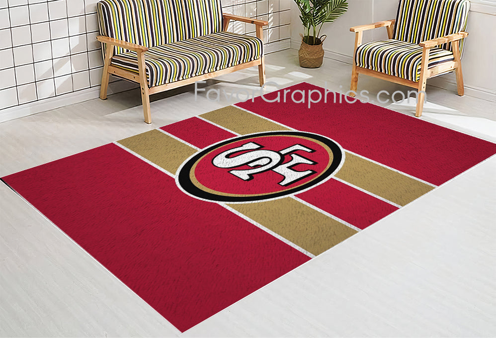 San Francisco 49ers Home Bedroom Decor Rug Carpet Mat