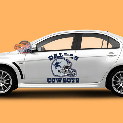 Dallas Cowboys Itasha Car Side Door Decal - Vinyl Sticker
