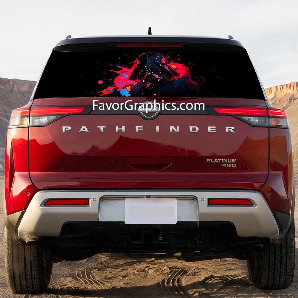 Darth Vader Rear Window Perforated Graphic Vinyl Decal Car Truck UTV ...