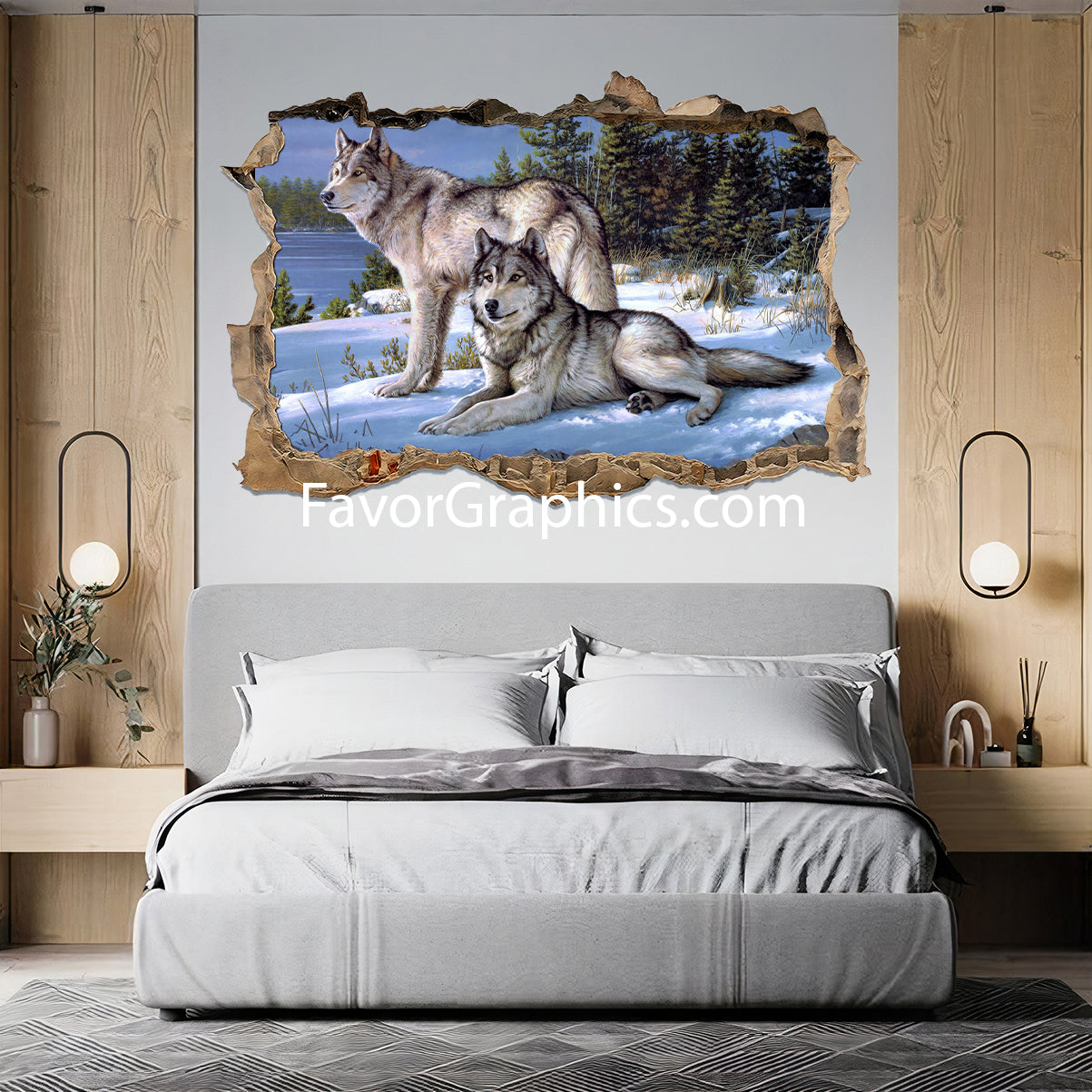 Wolf Vinyl Wall Art Decal Sticker Poster Print Mural