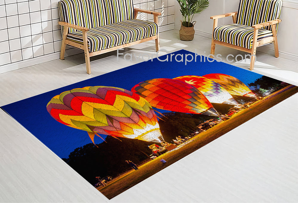 Hot Air Balloon Home Bedroom Decor Rug Carpet Mat