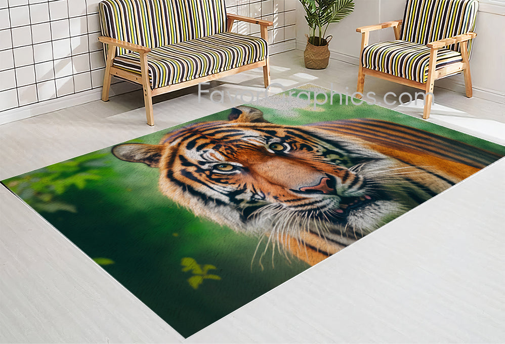 Tiger Home Bedroom Decor Rug Carpet Mat