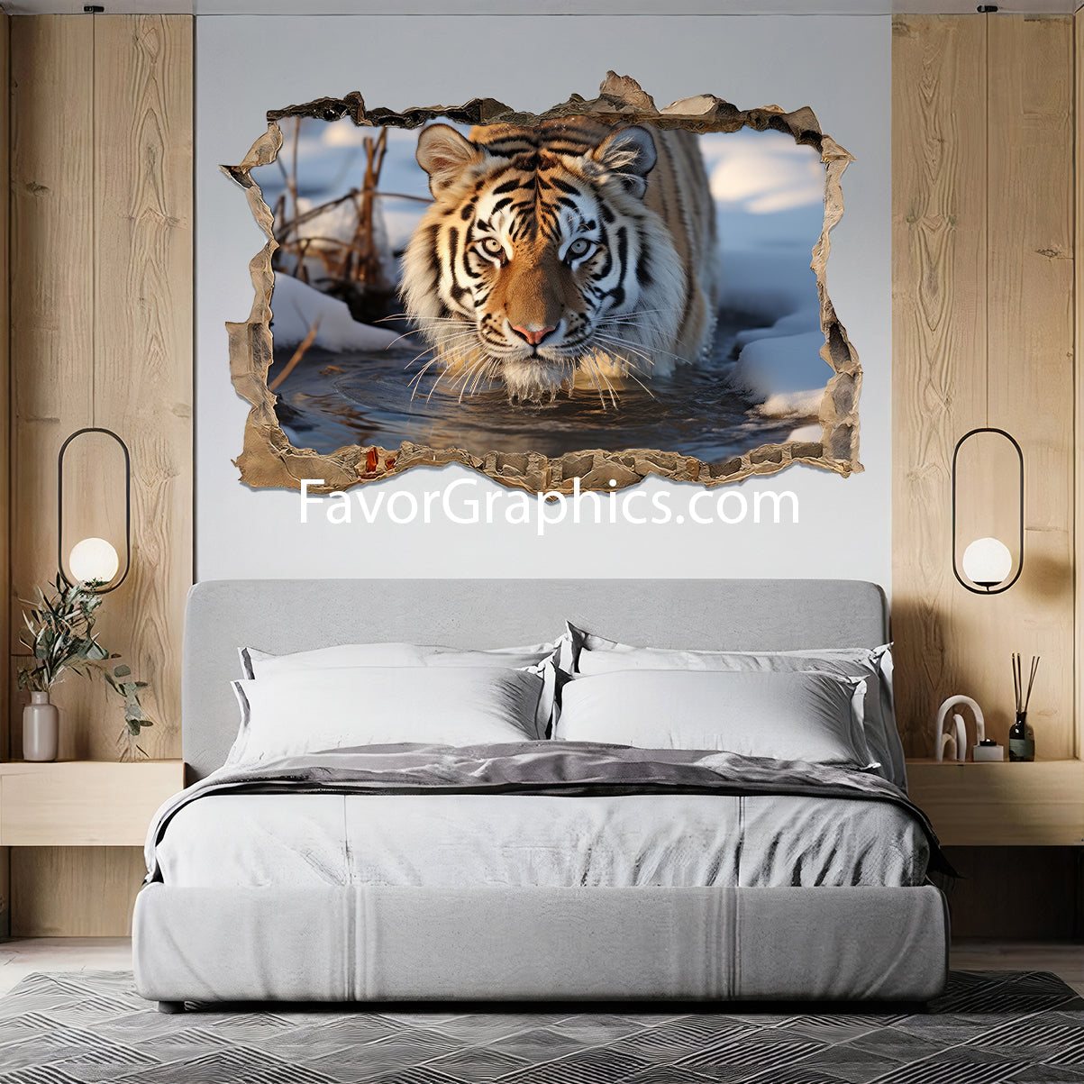 Tiger Vinyl Wall Art Decal Sticker Poster Print Mural