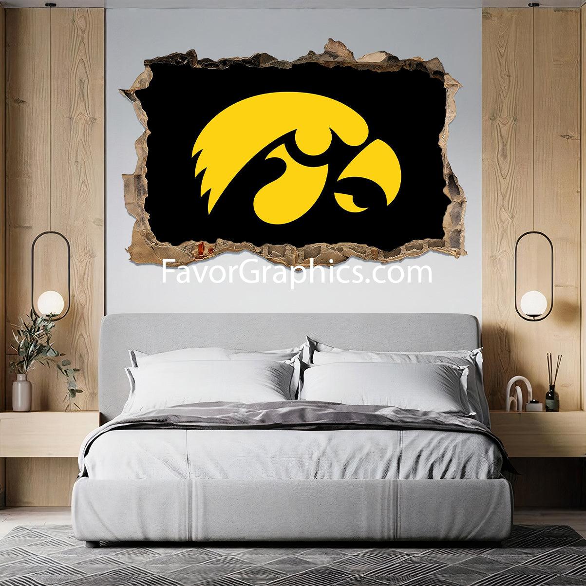 Iowa Hawkeyes Vinyl Wall Art Decal Sticker Poster Print Mural