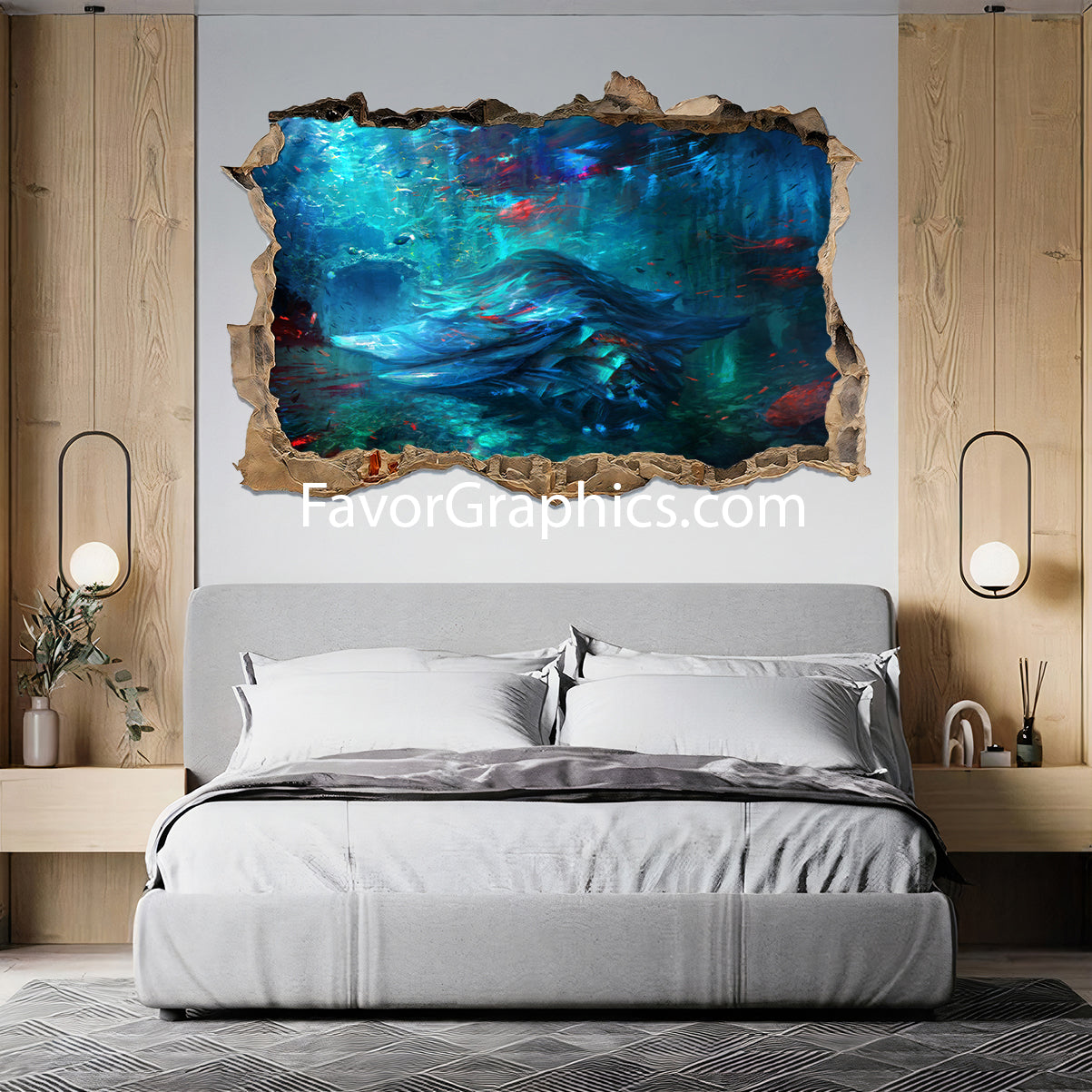 Underwater Under The Sea Vinyl Wall Art Decal Sticker Poster Print Mural