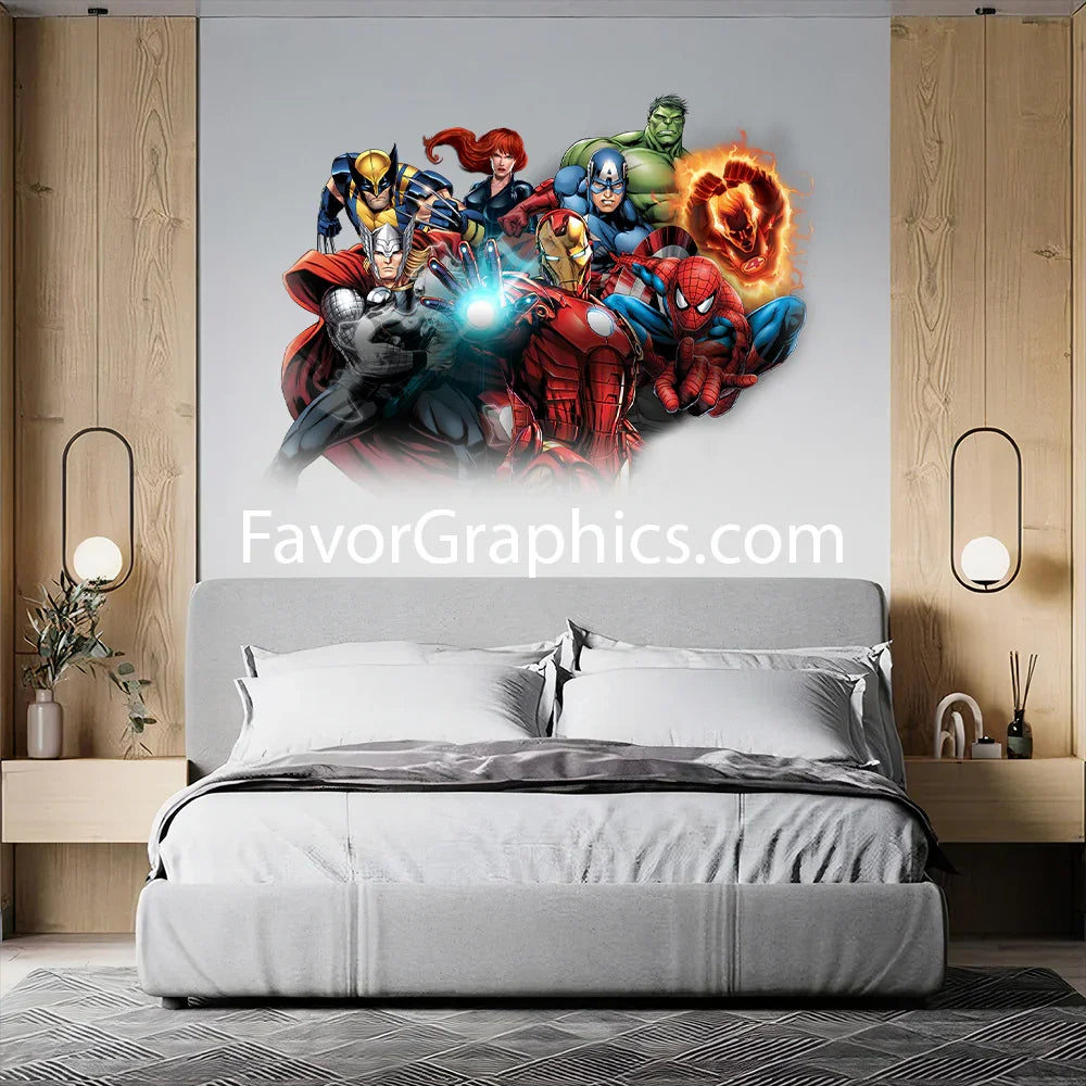 Avengers Superheroes Home Room Wall Vinyl Decal Sticker Mural Poster