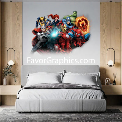Avengers Superheroes Home Room Wall Vinyl Decal Sticker Mural Poster