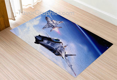 Military Aircraft Home Bedroom Decor Rug Carpet Mat