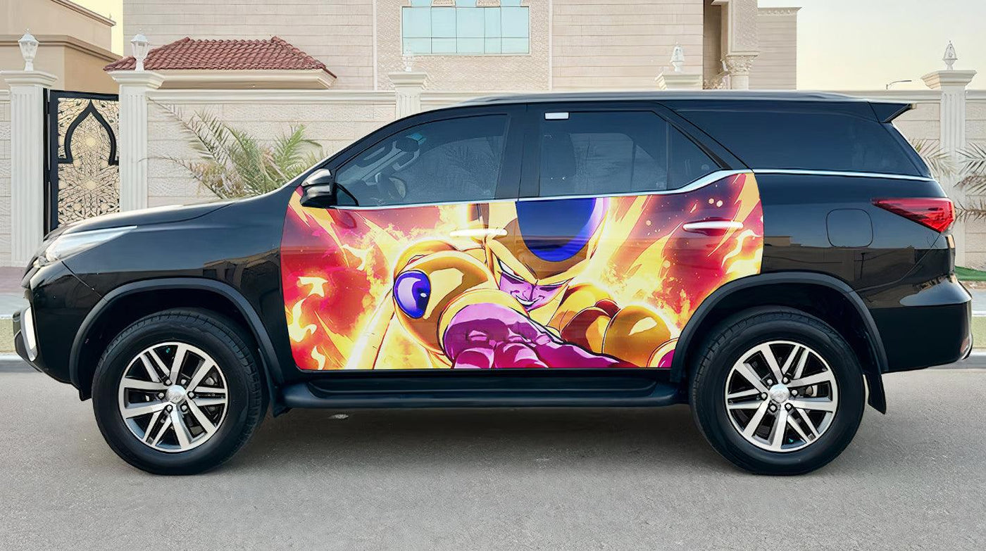 Frieza Car Door Vinyl Wrap Decal Sticker