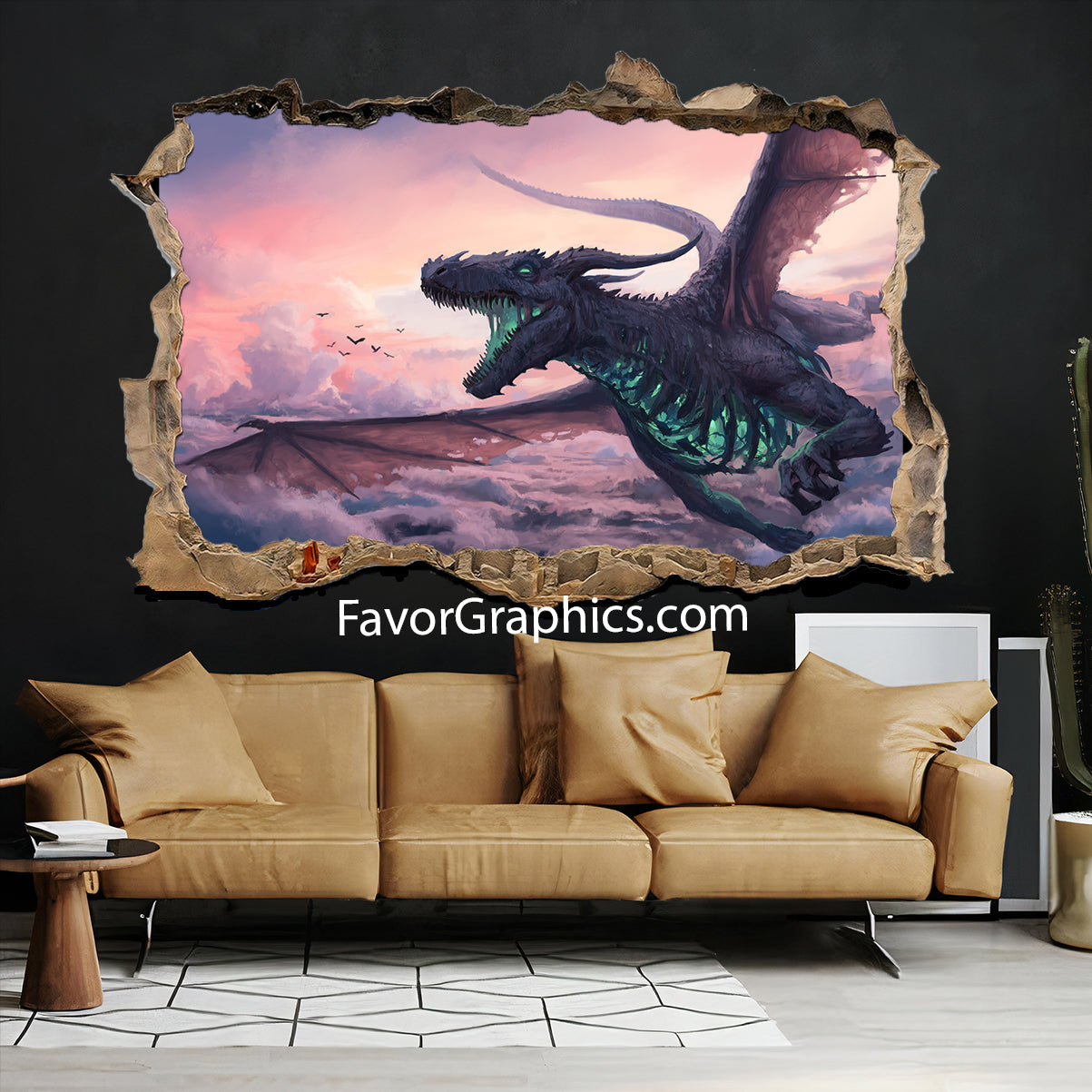 Dragon Vinyl Wall Art Decal Sticker Poster Print Mural