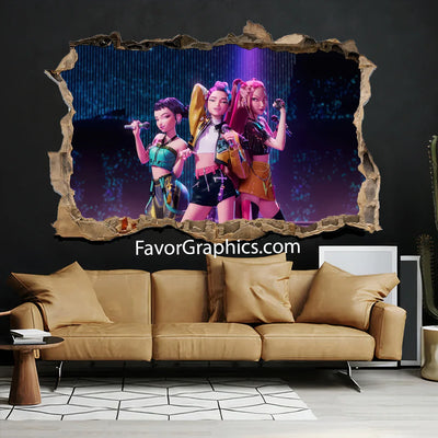 Huntrix HUNTR/X Kpop Demon Hunters Wall Art Poster Print Mural