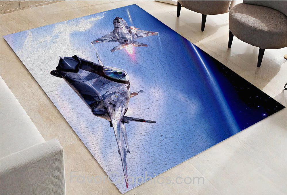 Military Aircraft Home Bedroom Decor Rug Carpet Mat