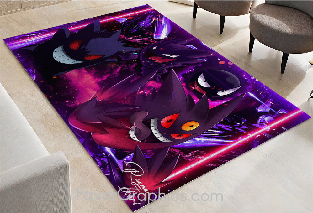 Gengar (Pokemon) Home Bedroom Decor Rug Carpet Mat