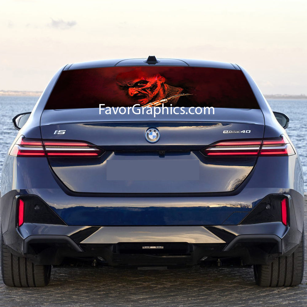 Freddy Krueger Rear Window Perforated Graphic Vinyl Decal Car Truck UTV