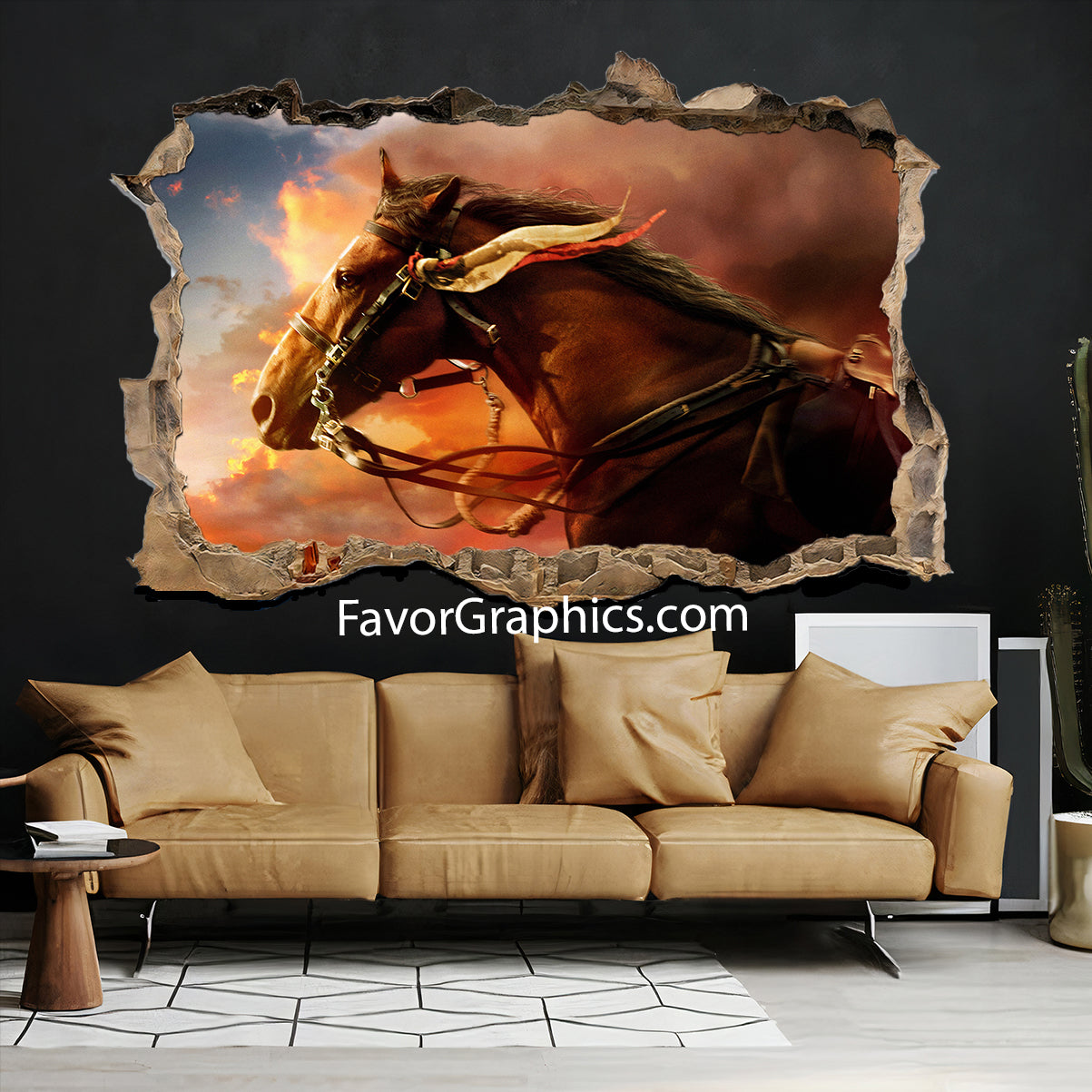 Horse Vinyl Wall Art Decal Sticker Poster Print Mural