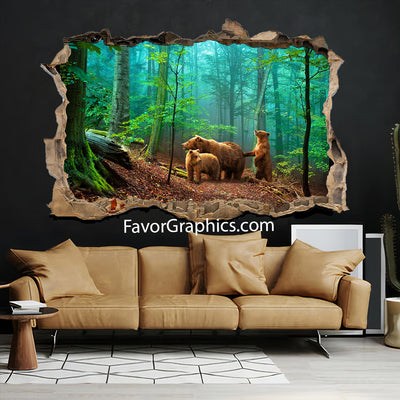 Bear Vinyl Wall Art Decal Sticker Poster Print Mural