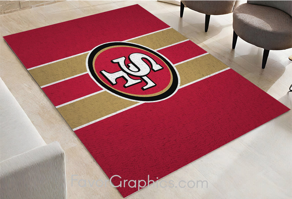 San Francisco 49ers Home Bedroom Decor Rug Carpet Mat