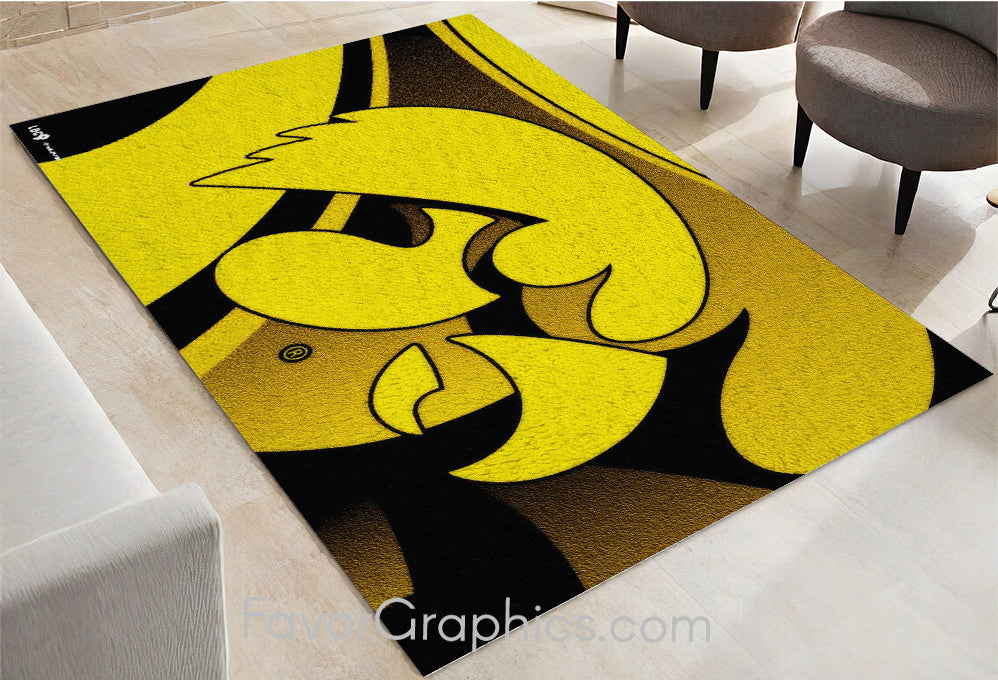 Iowa Hawkeyes Home Bedroom Decor Rug Carpet Mat