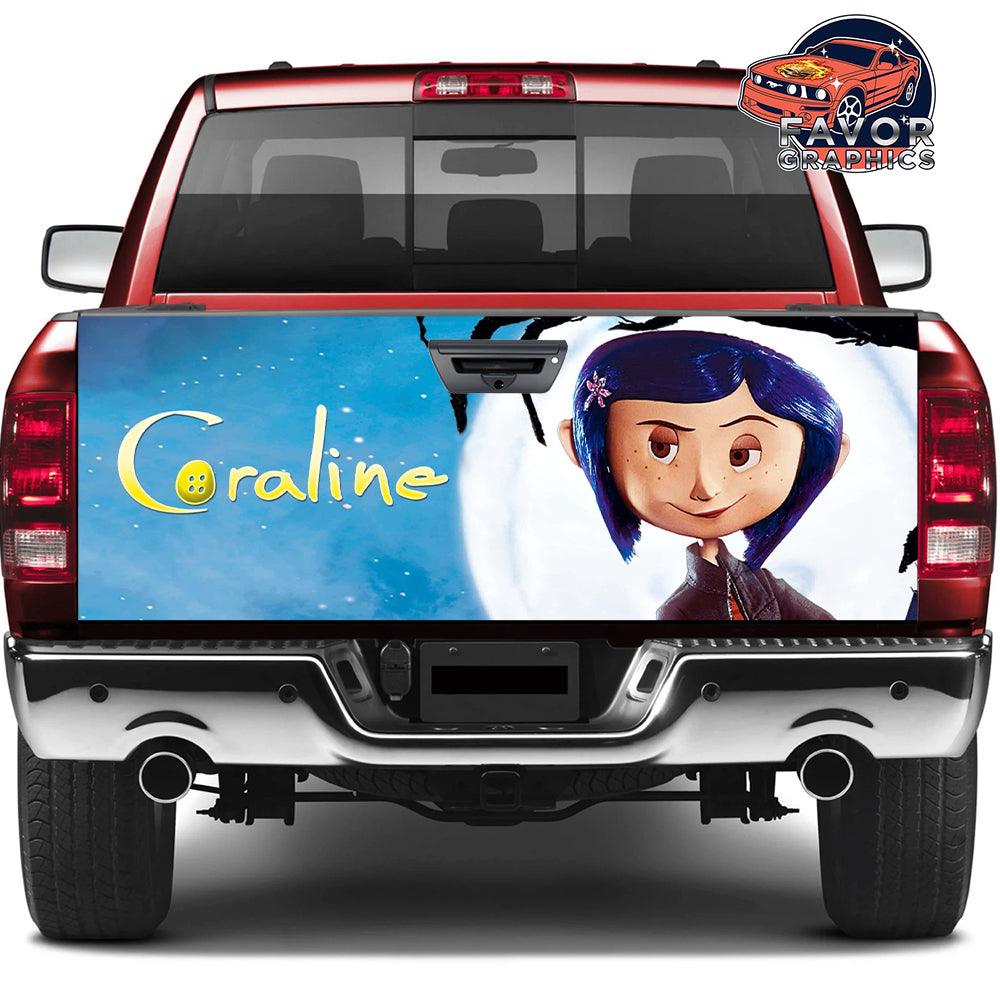 Coraline Tailgate Wraps For Trucks SUV Vinyl Wrap