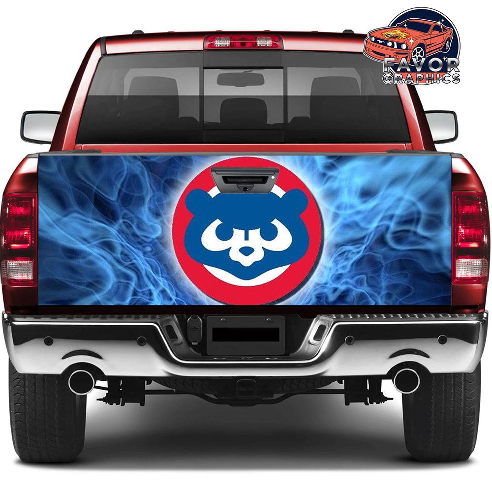 Chicago Cubs Tailgate Wraps For Trucks SUV Vinyl Wrap