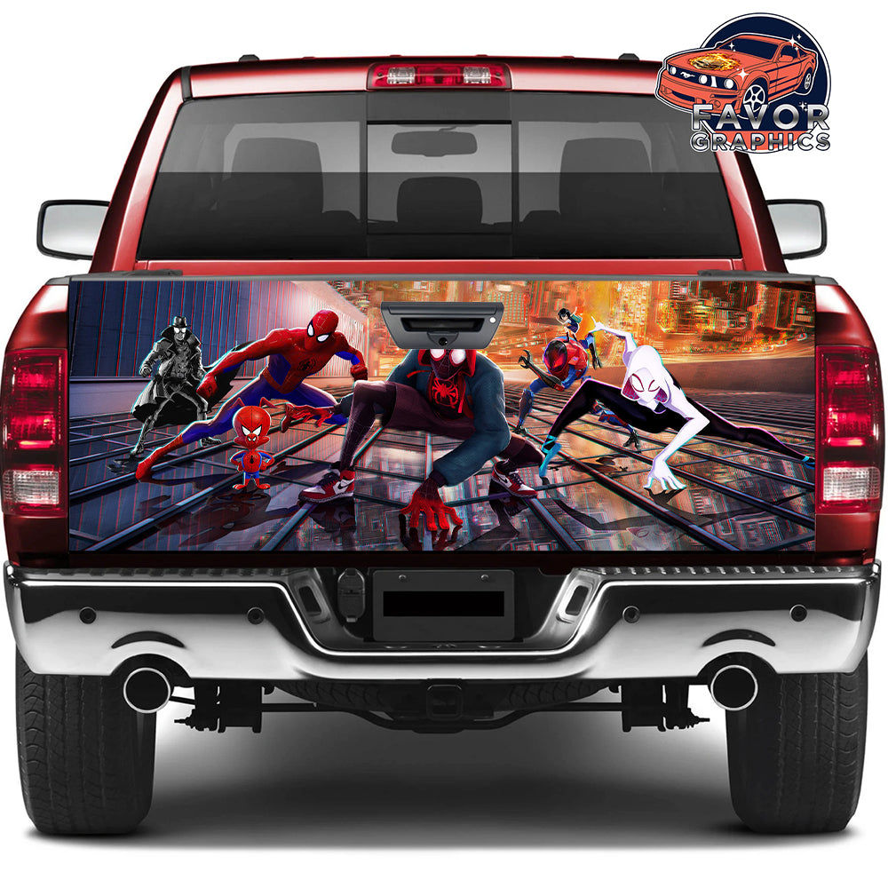 Spider-Man Tailgate Wraps For Trucks SUV Vinyl Wrap