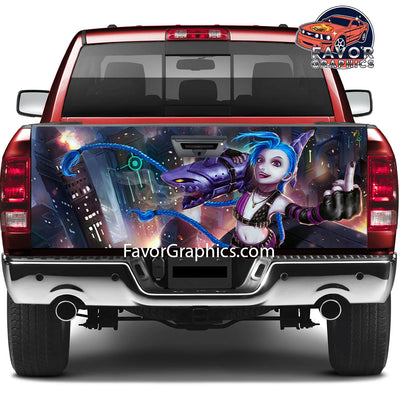 Jinx League Of Legends Tailgate Wraps For Trucks SUV Vinyl Wrap