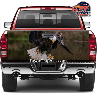 Bald Eagle Tailgate Wraps For Trucks SUV Vinyl Wrap