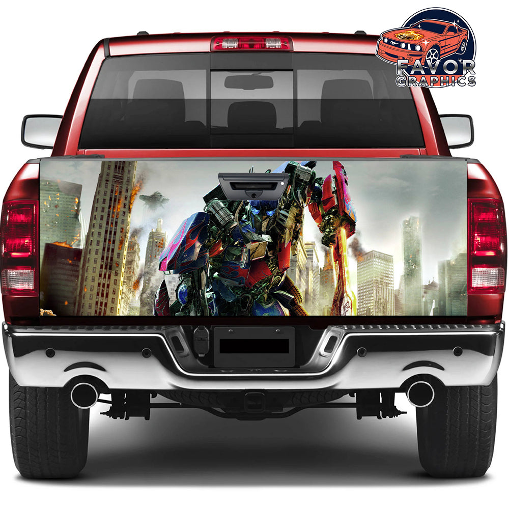 Optimus Prime Transformers Tailgate Wraps For Trucks SUV Vinyl Wrap