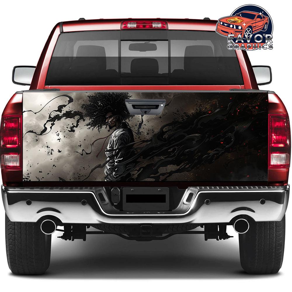 Afro Samurai Tailgate Wraps For Trucks SUV Vinyl Wrap